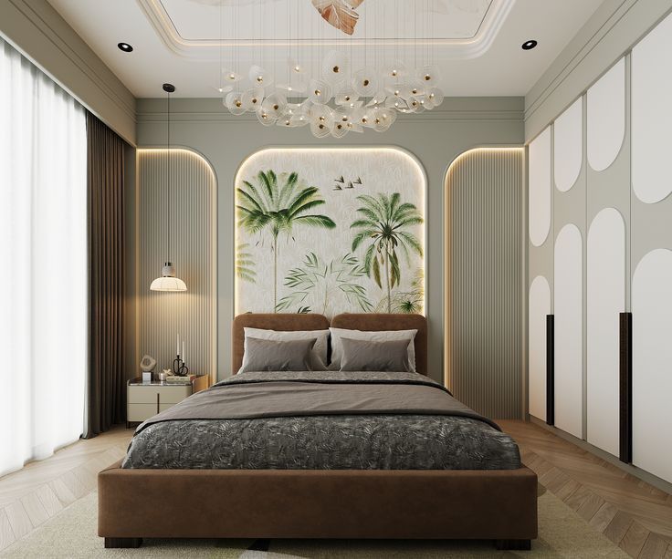 Luxury bed with premium finish