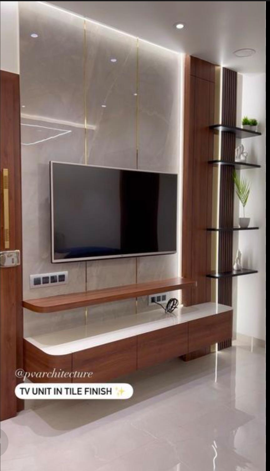 Contemporary TV unit design