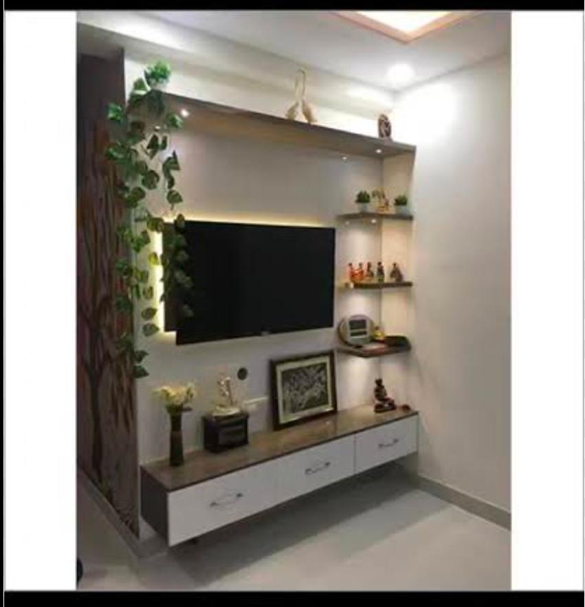 Modern wall TV unit